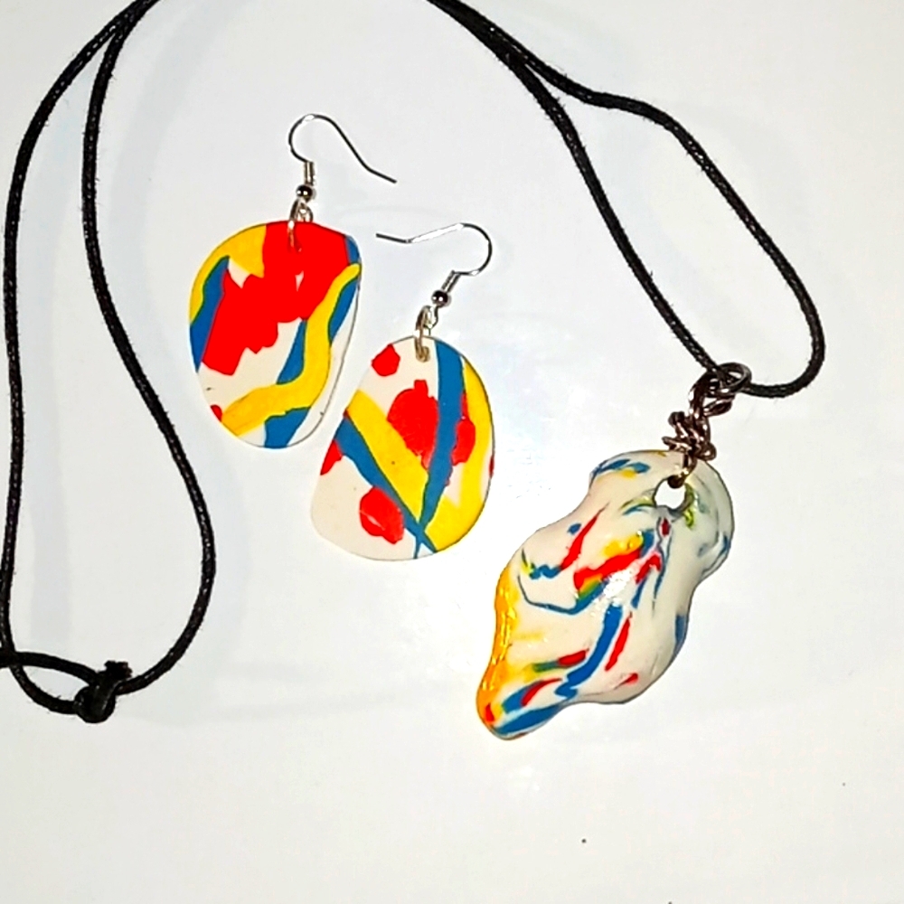 Polymer Clay Jewelry Set-Paint Me-Set 1
